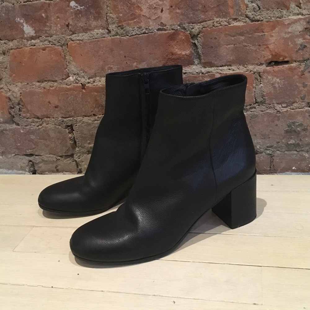 Vince Black Ankle Boots